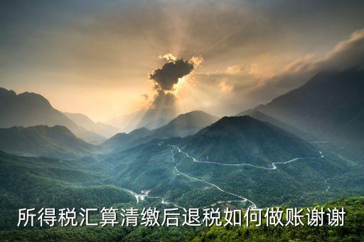 匯算清繳退稅如何做賬，匯算清繳退稅如何賬務(wù)處理