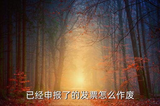 已抄稅發(fā)票如何作廢，已報(bào)送的普通增值稅發(fā)票怎么作廢