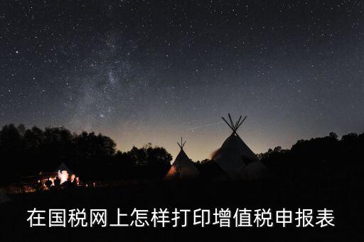 陜西國(guó)稅局網(wǎng)頁(yè)版如何查詢打印，在國(guó)稅網(wǎng)上怎樣打印增值稅申報(bào)表