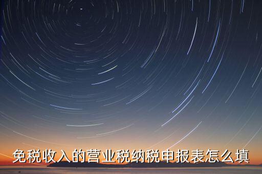 免稅如何填寫申報(bào)，免稅企業(yè)如何填報(bào)增值稅納稅申報(bào)表