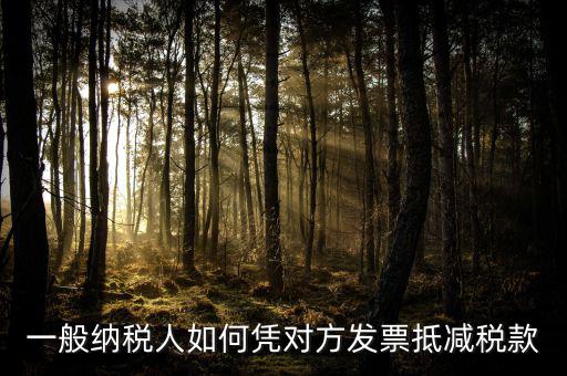 成本票如何抵減增值稅，一般納稅人如何憑對(duì)方發(fā)票抵減稅款