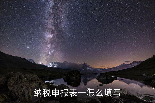 如何填制納稅申報(bào)表，增值稅納稅申報(bào)表怎么填寫