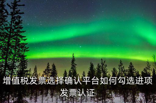 昆山如何網(wǎng)上發(fā)票勾選，增值稅發(fā)票選擇確認(rèn)平臺(tái)如何勾選進(jìn)項(xiàng)發(fā)票認(rèn)證