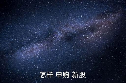 新股網上申購怎么操作,網上申購新股如何進行?