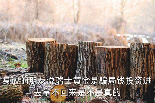 瑞士黃金到底是什么，朋友都在做瑞士黃金 真的賺錢嗎