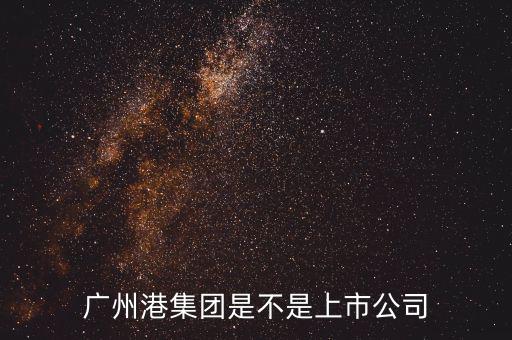 廣州港集團(tuán)什么時(shí)候上市，廣州港集團(tuán)是不是上市公司