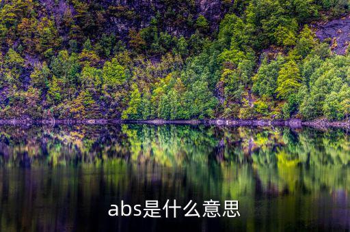 abs發(fā)行是什么意思，abs是什么意思
