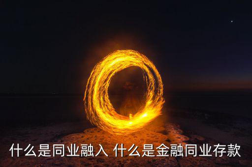 同業(yè)金融是什么意思，什么是同業(yè)融入 什么是金融同業(yè)存款