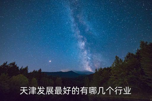 天津什么行業(yè)發(fā)達(dá)，天津發(fā)展最好的有哪幾個(gè)行業(yè)