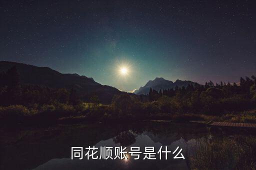 同花順主板賬戶是什么，同花順模擬炒股的交易賬號是什么