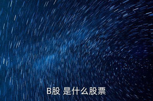 什么是b股，股市里面所謂的A股B股ST股上證指數(shù)深證指數(shù)這一系列到底