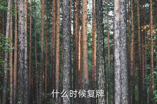 三特索道什么時候復牌，000560各位大神知道啥時候復牌