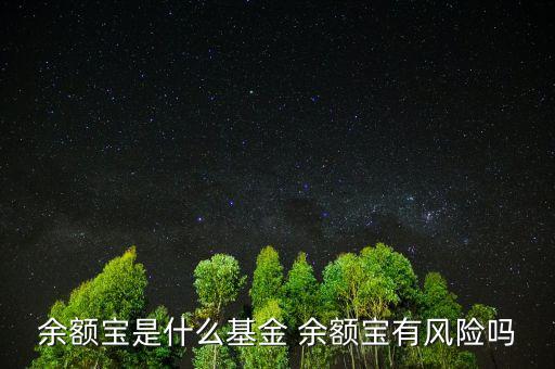 余額寶投資的是什么基金，余額寶是哪家基金管理公司