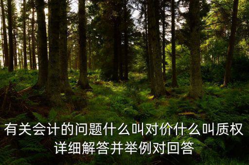 什么是過去的對價，什么是對價制度
