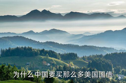 中國為什么美國國債，為什么中國一定要購買美國國債
