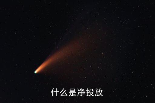 什么是凈投放，什么為凈投放