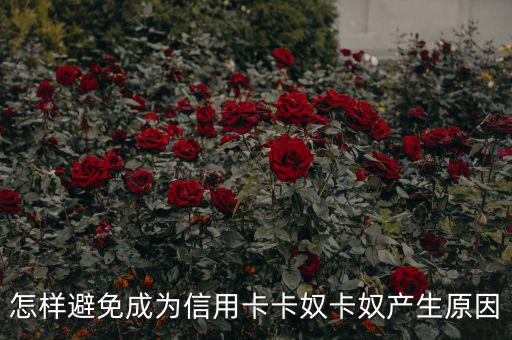 成卡奴怎么辦,避免成為信用卡奴，你必須知道