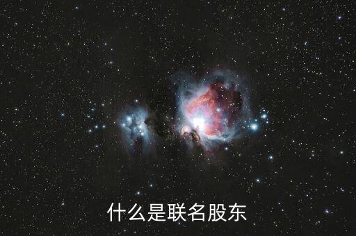 什么是聯(lián)席股東，什么是股東