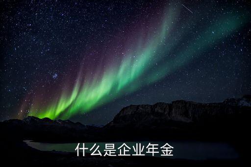 什么是年金，什么是企業(yè)年金