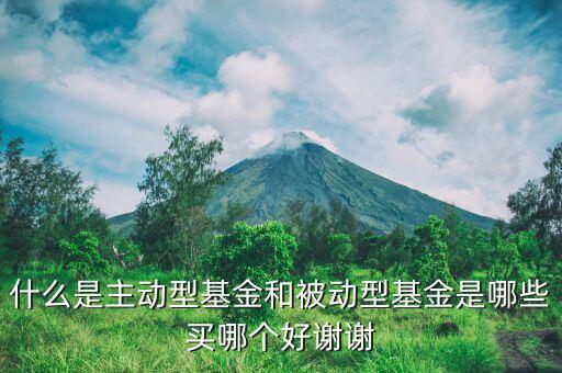 主動(dòng)型基金都有什么，請(qǐng)推薦幾款主題型基金