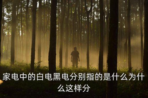 三星白電是什么意思，家電中的白電黑電分別指的是什么為什么這樣分