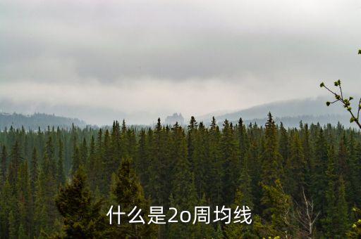 什么是20周均線，想問一下股票大盤20周均線是什么點位