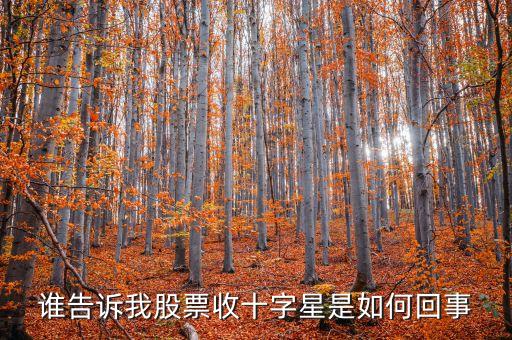 k線收黑十字星是什么意思，誰(shuí)告訴我股票收十字星是如何回事