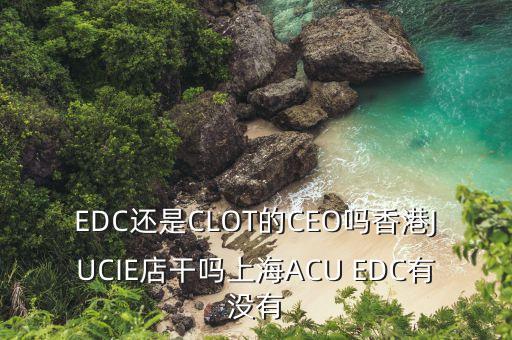 揚杰電子董事長梁勤以前干什么的，EDC還是CLOT的CEO嗎香港JUCIE店干嗎上海ACU EDC有沒有