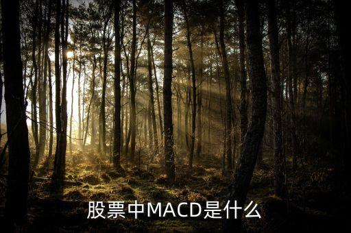 股市MACD線是什么意思，股票中MACD是什么意思