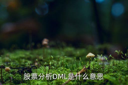 dml指標(biāo)什么意思，怎樣看懂股票dml線