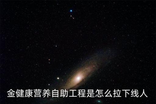 金健康是通過什么方式賺錢，金健康營養(yǎng)自助工程是怎么拉下線人