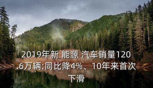 2019年新 能源 汽車銷量120.6萬輛:同比降4%、10年來首次下滑