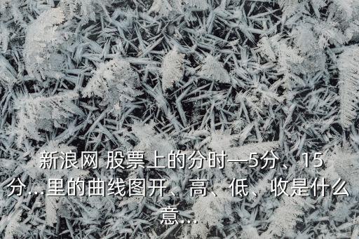  新浪網(wǎng) 股票上的分時(shí)—5分、15分…里的曲線圖開、高、低、收是什么意...