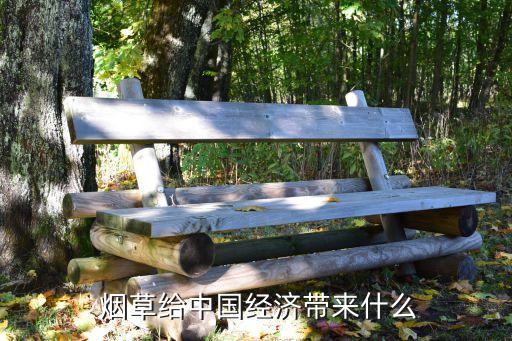  煙草給中國(guó)經(jīng)濟(jì)帶來(lái)什么